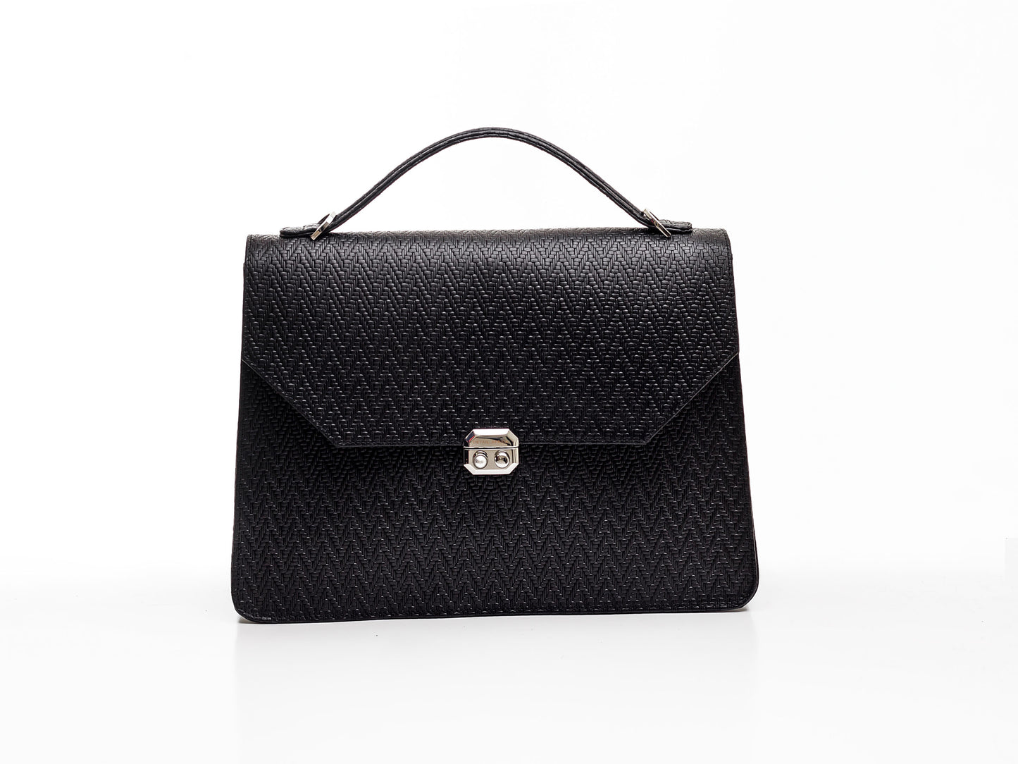 Black Woven Fome Briefcase